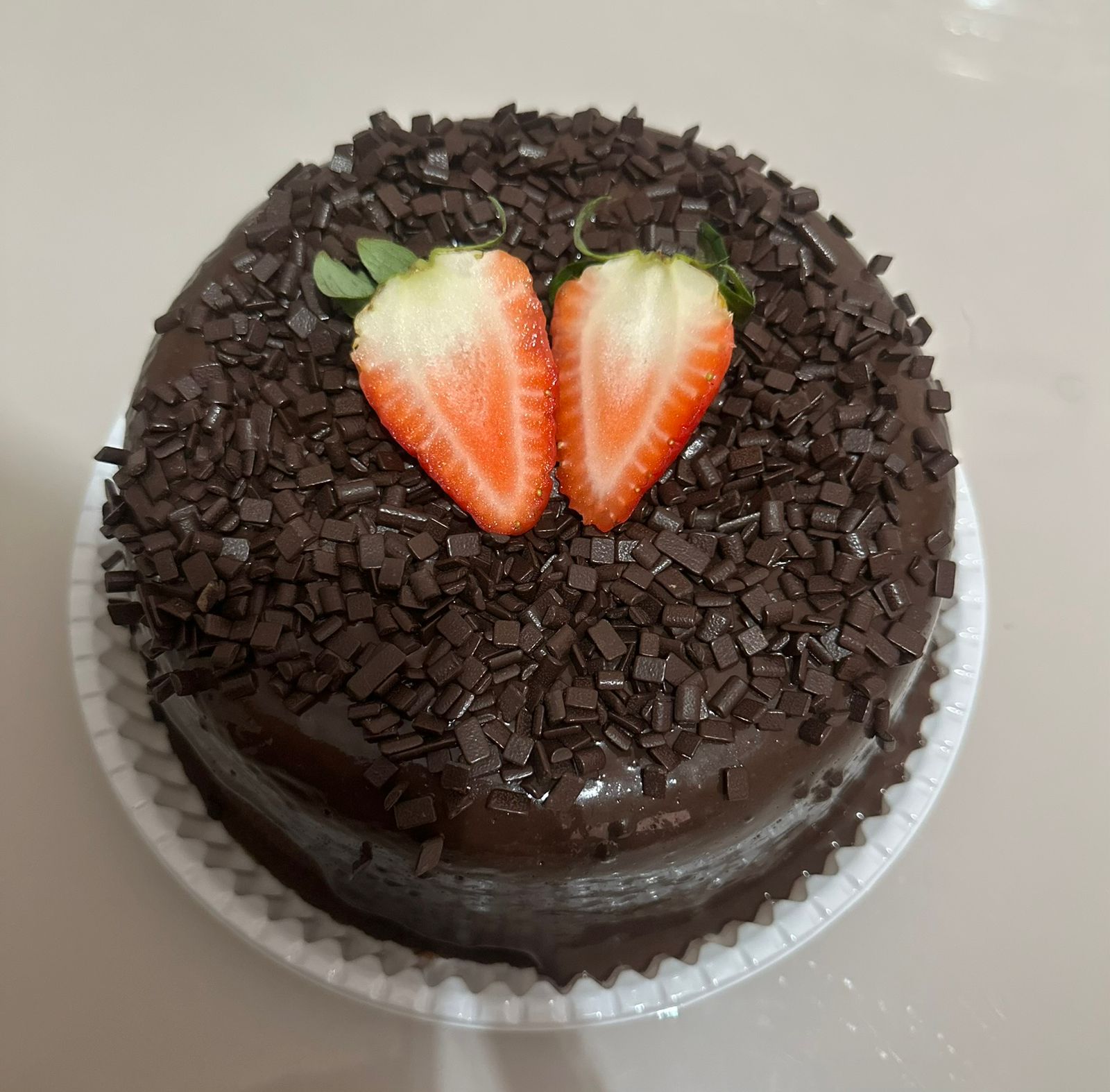 Bolo Vulcão P Chocolate 70%