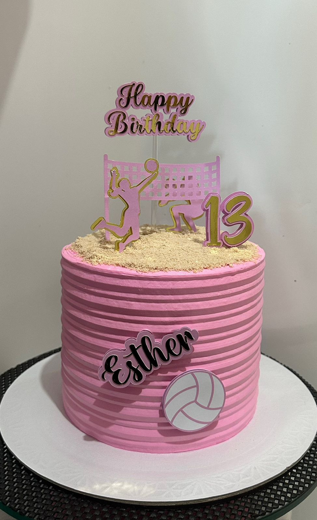 Bolo de Anivsersário 2 Kg Volei